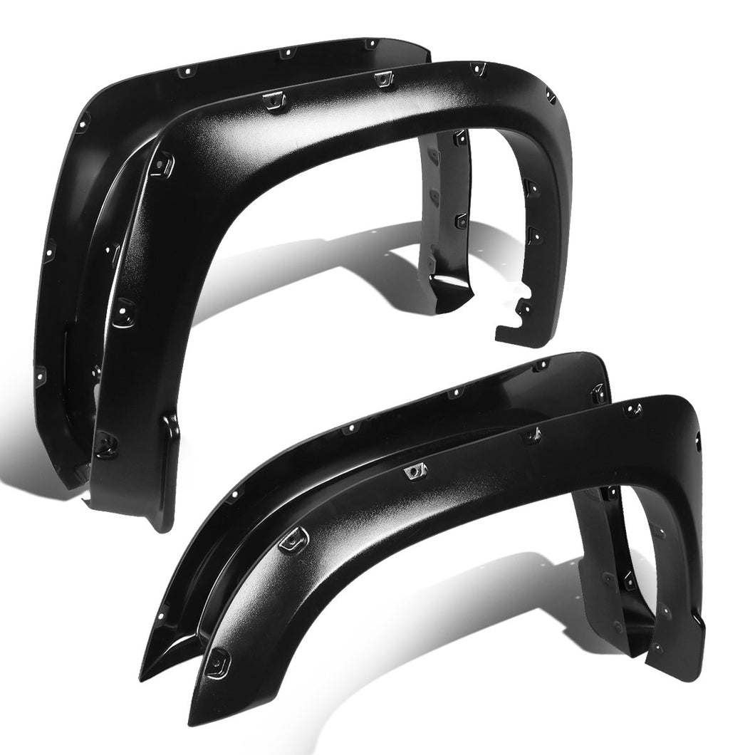 DNA Fender Flares Toyota Tundra (14-17) Textured Black - Pocket-Riveted Style