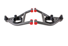 Load image into Gallery viewer, BMR Lower A-arms Chevy Camaro / Pontiac Firebird (68-74) w/ Front or Rear Bump Stops - w/ Front Bump Stops / Black Hammertone Alternate Image