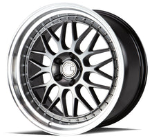 Load image into Gallery viewer, 264.75 Aodhan AH02 Wheels (19x9.5 5x114.3 +12 or +22 Offset) Black / Silver - Redline360 Alternate Image