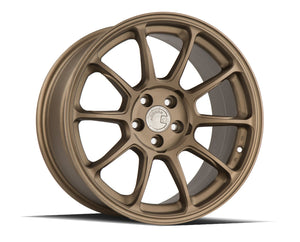 202.25 Aodhan AH06 Wheels (17x9 5x100 +35 Offset) Matte Black / Bronze / Gray - Redline360