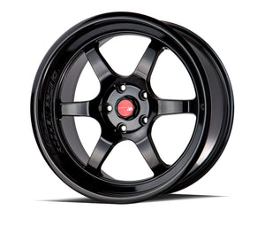 224.75 Aodhan AH08 Wheels (18x8.5 5x100 +35 Offset) Black / Bronze / White - Redline360