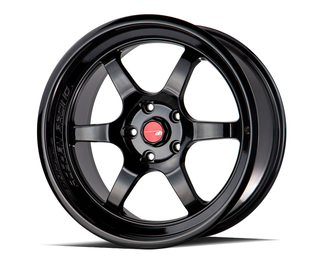 224.75 Aodhan AH08 Wheels (18x9.5 5x114.3 +30 Offset) Black / Bronze / White - Redline360