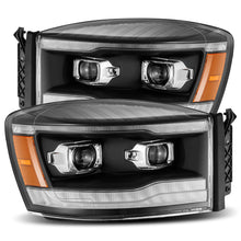 Load image into Gallery viewer, 780.00 AlphaRex Dual LED Projector Headlights Dodge Ram (06-08) LUXX Series - Sequential Turn Signal -  Black / Chrome - Redline360 Alternate Image