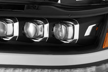 Load image into Gallery viewer, 1305.00 AlphaRex Quad 3D LED Projector Headlights Ram 1500 [Nova Series - Sequential Signal] (19-20) Jet Black / Black / Chrome - Redline360 Alternate Image