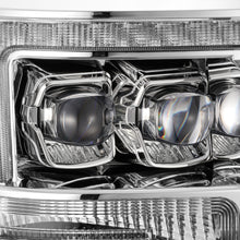 Load image into Gallery viewer, 1325.00 AlphaRex Quad 3D LED Projector Headlights Ford Super Duty Series [Nova Series - Switchback DRL &amp; Sequential Signal] (11-16) Alpha-Black / Black / Chrome - Redline360 Alternate Image
