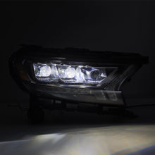 Load image into Gallery viewer, 1350.00 AlphaRex Quad 3D LED Projector Headlights Ford Ranger (2019-2021) [Nova Series - DRL Light Tube] Alpha-Black/Black - Redline360 Alternate Image
