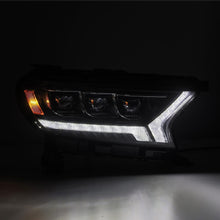 Load image into Gallery viewer, 1350.00 AlphaRex Quad 3D LED Projector Headlights Ford Ranger (2019-2021) [Nova Series - DRL Light Tube] Alpha-Black/Black - Redline360 Alternate Image