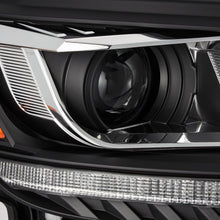 Load image into Gallery viewer, AlphaRex Dual LED Projector Headlights Ford Ranger (2019-2021) LUXX Series w/ Sequential Turn Signal - Alpha Black / Black - Alpha Black Alternate Image