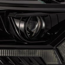 Load image into Gallery viewer, AlphaRex Dual LED Projector Headlights Ford Ranger (2019-2021) LUXX Series w/ Sequential Turn Signal - Alpha Black / Black - Alpha Black Alternate Image