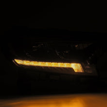 Load image into Gallery viewer, AlphaRex Dual LED Projector Headlights Ford Ranger (2019-2021) LUXX Series w/ Sequential Turn Signal - Alpha Black / Black - Alpha Black Alternate Image