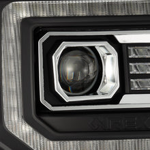 Load image into Gallery viewer, AlphaRex Projector Headlights GMC Sierra (2014-2018) Pro Series - Sequential Turn - Alpha-Black/Black - Alpha-Black / No Converter (14-18 w/ Halogen) Alternate Image