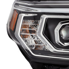 Load image into Gallery viewer, AlphaRex Dual LED Projector Headlights Toyota 4Runner [LUXX Series - Sequential Turn Signal] (14-20) Alpha-Black / Black / Chrome - Alpha-Black Alternate Image