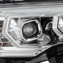 Load image into Gallery viewer, AlphaRex Dual LED Projector Headlights Toyota 4Runner [LUXX Series - Sequential Turn Signal] (14-20) Alpha-Black / Black / Chrome - Alpha-Black Alternate Image