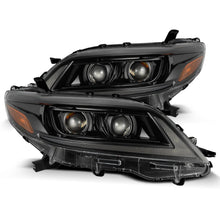 Load image into Gallery viewer, 739.00 AlphaRex Dual LED Projector Headlights Toyota Sienna (2011-2020) LUXX Series w/ Sequential Turn Signal - Alpha Black / Black - Redline360 Alternate Image