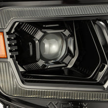 Load image into Gallery viewer, AlphaRex Dual LED Projector Headlights Toyota Tacoma [LUXX Series - DRL Light Tube] (05-11) Alpha-Black / Black / Chrome - Alpha-Black / With Converter Alternate Image