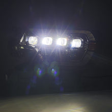 Load image into Gallery viewer, AlphaRex Quad 3D LED Projector Headlights Toyota Tacoma (2012-2015) [Nova Series - DRL Light Tube] Alpha-Black/Black - Alpha-Black Alternate Image