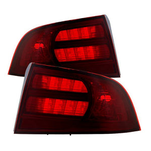 Xtune Tail Lights Acura TL (2004-2008) [OEM Style] Red or Red Smoke