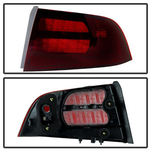 Xtune Tail Lights Acura TL (2004-2008) [OEM Style] Red or Red Smoke