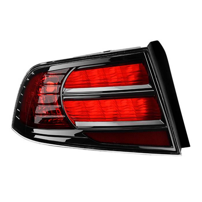 Xtune Tail Lights Acura TL Type S (2007-2008) [OEM Style] Red Smoke