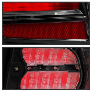 Xtune Tail Lights Acura TL Type S (2007-2008) [OEM Style]  Red Smoke