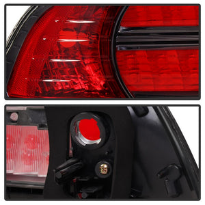 Xtune Tail Lights Acura TL Type S (2007-2008) [OEM Style]  Red Smoke