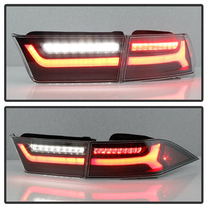 Xtune Tail Lights Acura TSX (2006-2008) [w/ Light Bar LED] Red Clear or Black