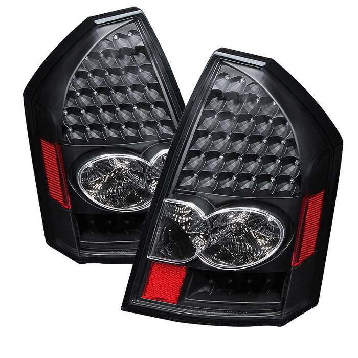 Xtune LED Tail Lights Chrysler 300C (2005-2007) Black Housing / Clear or Smoke Lens