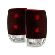 Load image into Gallery viewer, Xtune Tail Lights Chevy Blazer (1995-2005) [Euro Style] Black Clear / Black Smoked / Red Smoked - Red Smoked Alternate Image