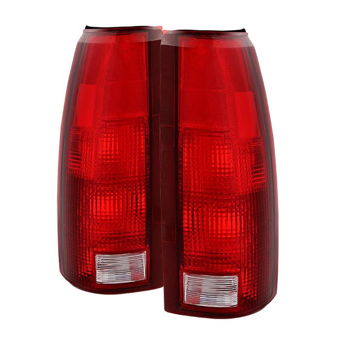 Xtune Tail Lights Chevy Blazer (92-94) [OEM Style] Red Clear or Red Smoked Lens