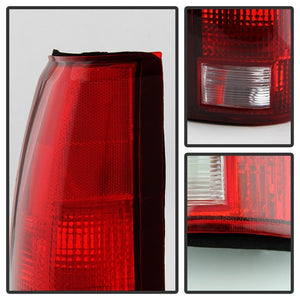 Xtune Tail Lights Chevy Blazer (92-94) [OEM Style] Red Clear or Red Smoked Lens