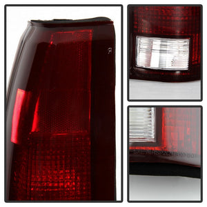 Xtune Tail Lights Chevy Blazer (92-94) [OEM Style] Red Clear or Red Smoked Lens