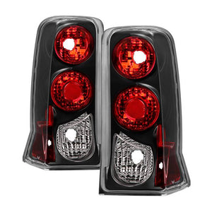 Xtune Tail Lights Cadillac Escalade SUV (2002-2006) [Euro Style] Black