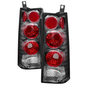 Xtune Tail Lights Chevy Express Van (2003-2008) [Euro Style] Black Lens