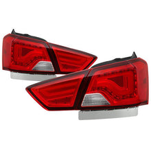 Load image into Gallery viewer, Xtune LED Tail Lights Chevy Impala (14-19) [Light Bar LED] Black / Black Smoked / Red Clear Alternate Image