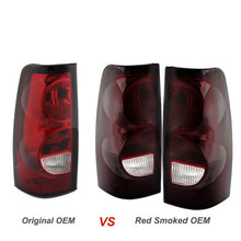 Load image into Gallery viewer, Xtune Tail Lights Chevy Silverado (03-07) OEM Style with Red Smoked Lens - Default Title Alternate Image