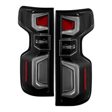 Load image into Gallery viewer, Xtune Tail Lights Chevy Silverado (19-20) [w/ Light Bar LED] Clear / Black Smoked / Red Smoked - Clear Alternate Image