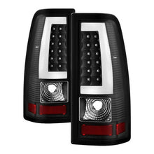 Load image into Gallery viewer, Xtune LED Tail Lights GMC Sierra 1500/2500/3500 (99-06) Classic (2007) [w/ LED Light Bar] Black or Chrome Housing - Black - Clear Alternate Image