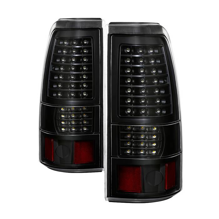 Xtune LED Tail Lights Chevy Silverado 1500/2500 (99-02) [OEM Style] Black Smoked or Black