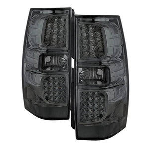 Xtune LED Tail Lights Chevy Suburban (07-14) Black Smoked or Smoked Lens