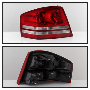 Xtune Tail Lights Dodge Avenger (2008-2010) [OEM Style] Dark Red or Red Lens