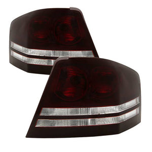 Xtune Tail Lights Dodge Avenger (2008-2010) [OEM Style] Dark Red or Red Lens