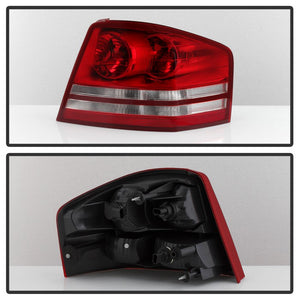 Xtune Tail Lights Dodge Avenger (2008-2010) [OEM Style] Dark Red or Red Lens