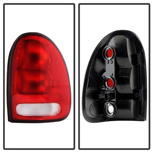 Xtune Tail Lights Plymouth Grand Voyager (96-00) [OEM Style] Red or Dark Red Lens