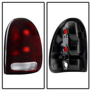 Xtune Tail Lights Plymouth Grand Voyager (96-00) [OEM Style] Red or Dark Red Lens