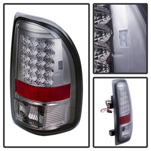 Xtune LED Tail Lights Dodge Dakota (97-04) Black or Chrome Housing / Clear Lens