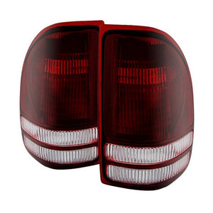 Xtune Tail Lights Dodge Dakota (1997-2004) [OEM Style] Red Smoked Lens