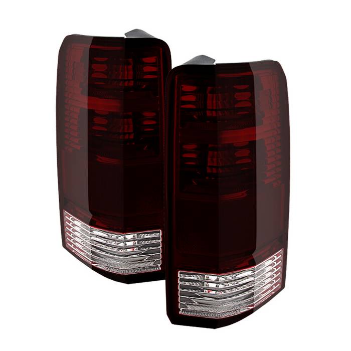 Xtune Tail Lights Dodge Nitro (2007-2011) Red Smoked Lens