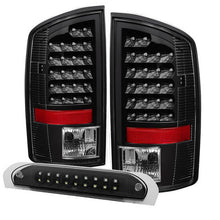 Load image into Gallery viewer, Xtune LED Tail Lights Ram 1500 (02-06) Ram 2500/3500 (03-06) [Chrome or Black Housing] w/ or w/o 3rd Brake Lamps - Black Clear w/ 3rd Brake Lights Alternate Image
