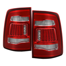 Load image into Gallery viewer, Xtune LED Tail Lights Dodge Ram 1500 (09-18) Black Smoke or Red Clear Lens - Red Clear Alternate Image
