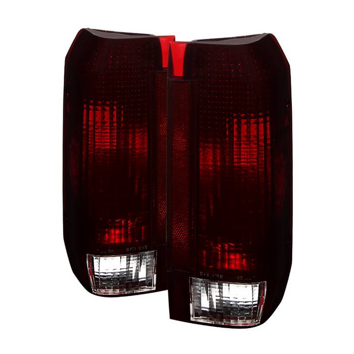 Xtune Tail Lights Ford Bronco (1992-1996) [OEM Style] Red Smoked